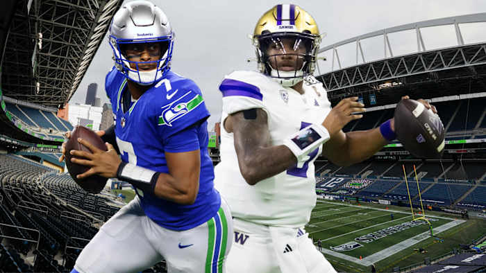 Both Geno Smith and Michael Penix have put up big numbers quarterbacking in Seattle over the past two seasons, but it's possible they could become teammates with the latter entering the NFL Draft.